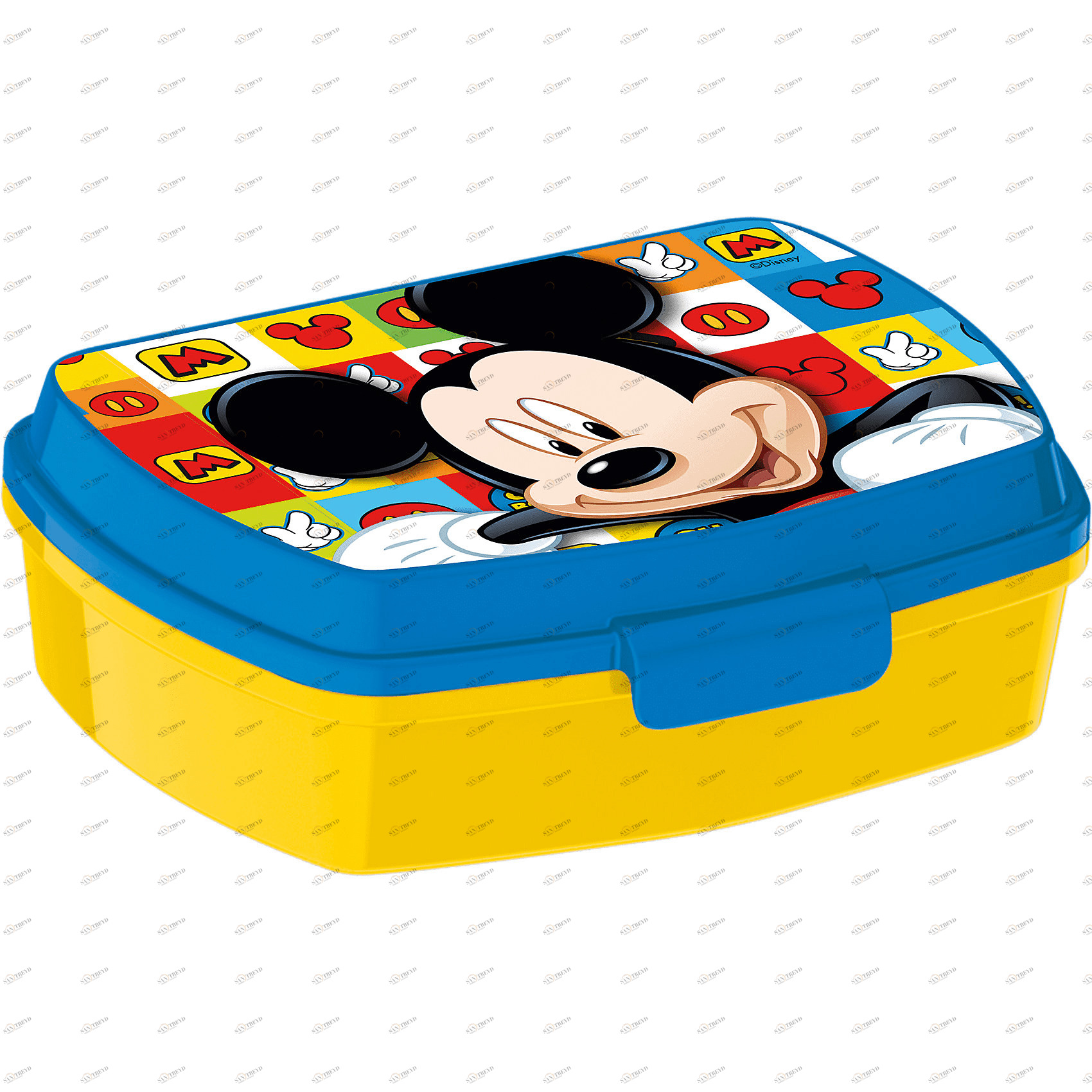 Ланч-бокс пластиковый "Микки Маус. Символы", 17х14х5,6 см ND PLAY МИККИ МАУС 335813 Желтый Santreyd 