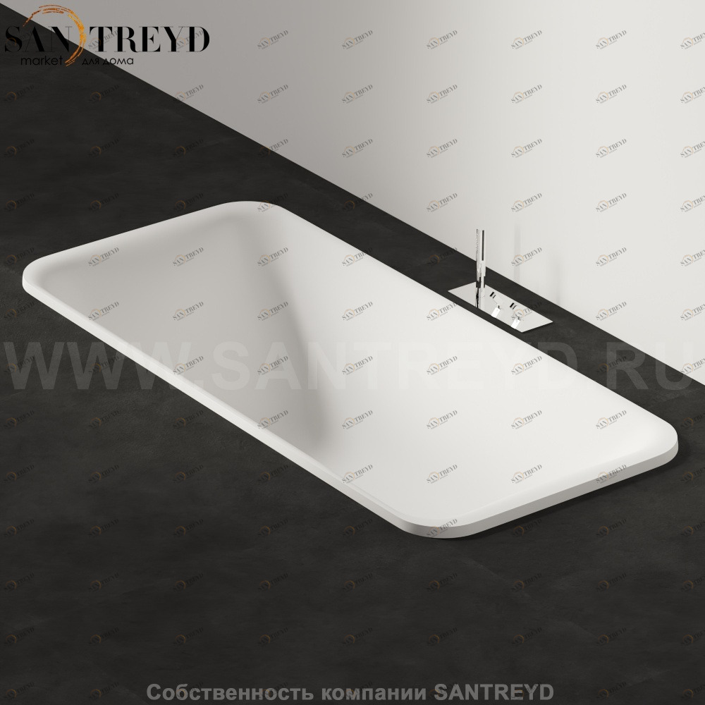 Ванна встроенная NOVECENTO белая Agape AVAS0966ZZ