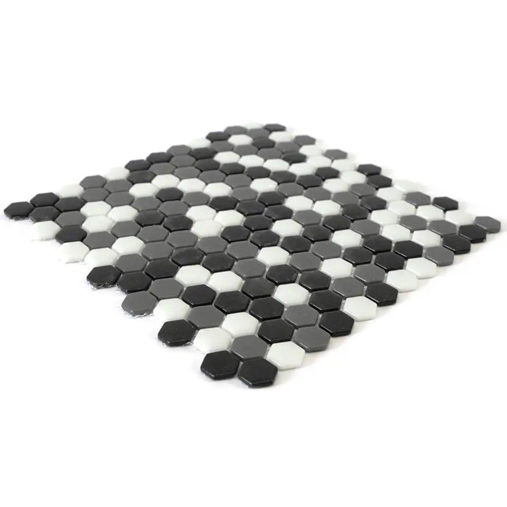 Мозаика стеклянная Natural STP-BK005-HEX 29x29 см цвет разноцветный 84830260 STLM-2207602 Santreyd Steppa - Вид №3