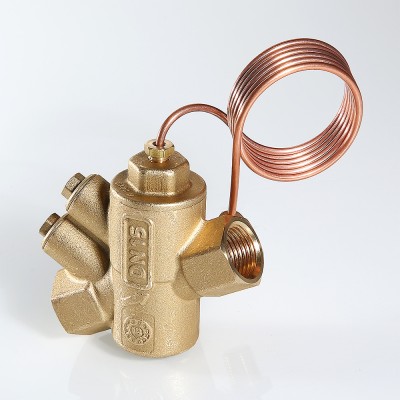 VT.044.G.0520 Автоматический регулятор перепада давления с фиксированной настройкой Valtec 3/4”, 20 кПа, 50-960 л/ч, с имп. трубкой 1 м  - Вид №1