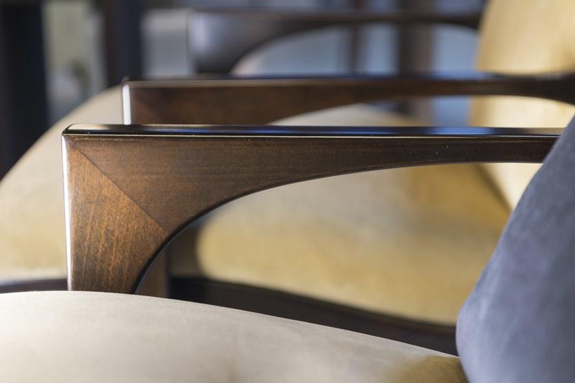 SELVA Кресло с обивкой из ткани с подлокотниками  1091  - Вид №1