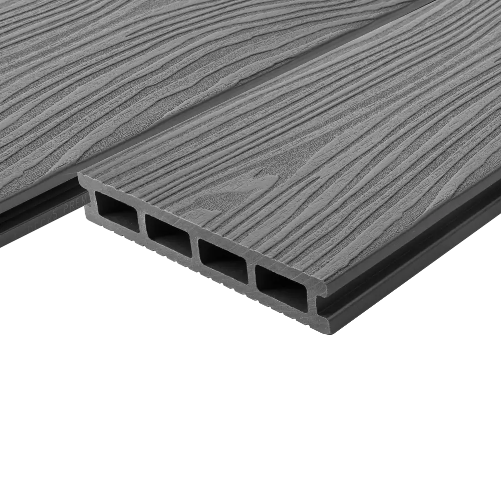 Террасная доска ДПК T-Decks цвет Серый 3000x150x25 мм двусторонний вельвет 0.6 м² STLM-2140529 - Вид №7