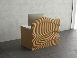 Стойка регистрации из фанеры