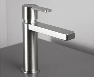 Super Inox Смеситель для раковины, однорычажный, настольный, из нержавеющей стали Exo 0301119x