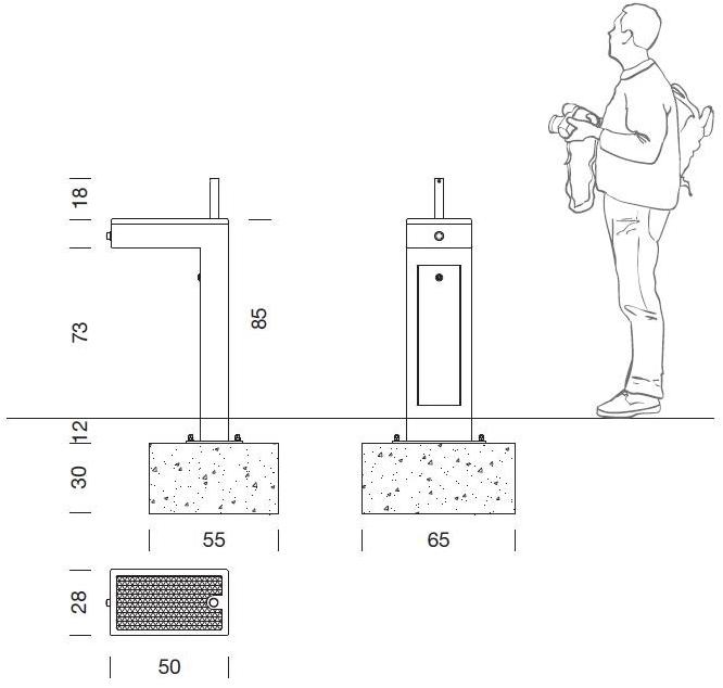 URBIDERMIS Напольный фонтан Corten ™ sun-id-1401379 - Вид №3