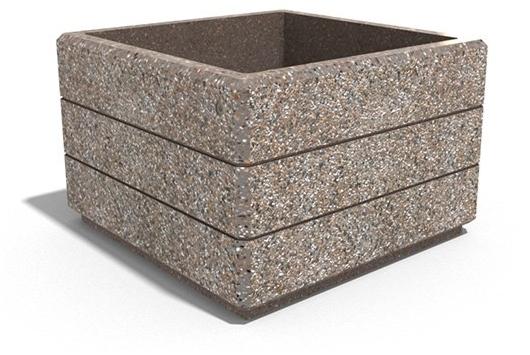 ENCHO ENCHEV - ETE Квадратная кашпо для общественных мест  224  - Вид №3