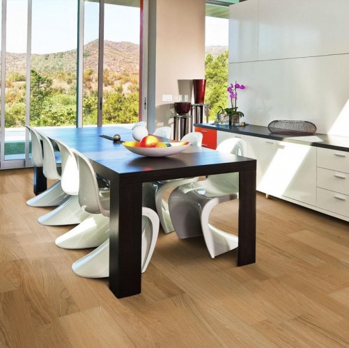 Паркетная доска Kahrs Дуб Бриз Линнея Матовая Гладкая 2600200567 - Вид №18