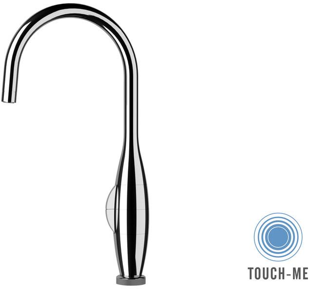 Remer Rubinetterie Смеситель для мойки двухрычажный с поворотным изливом Touch-me Bkt 72 2 - Вид №1