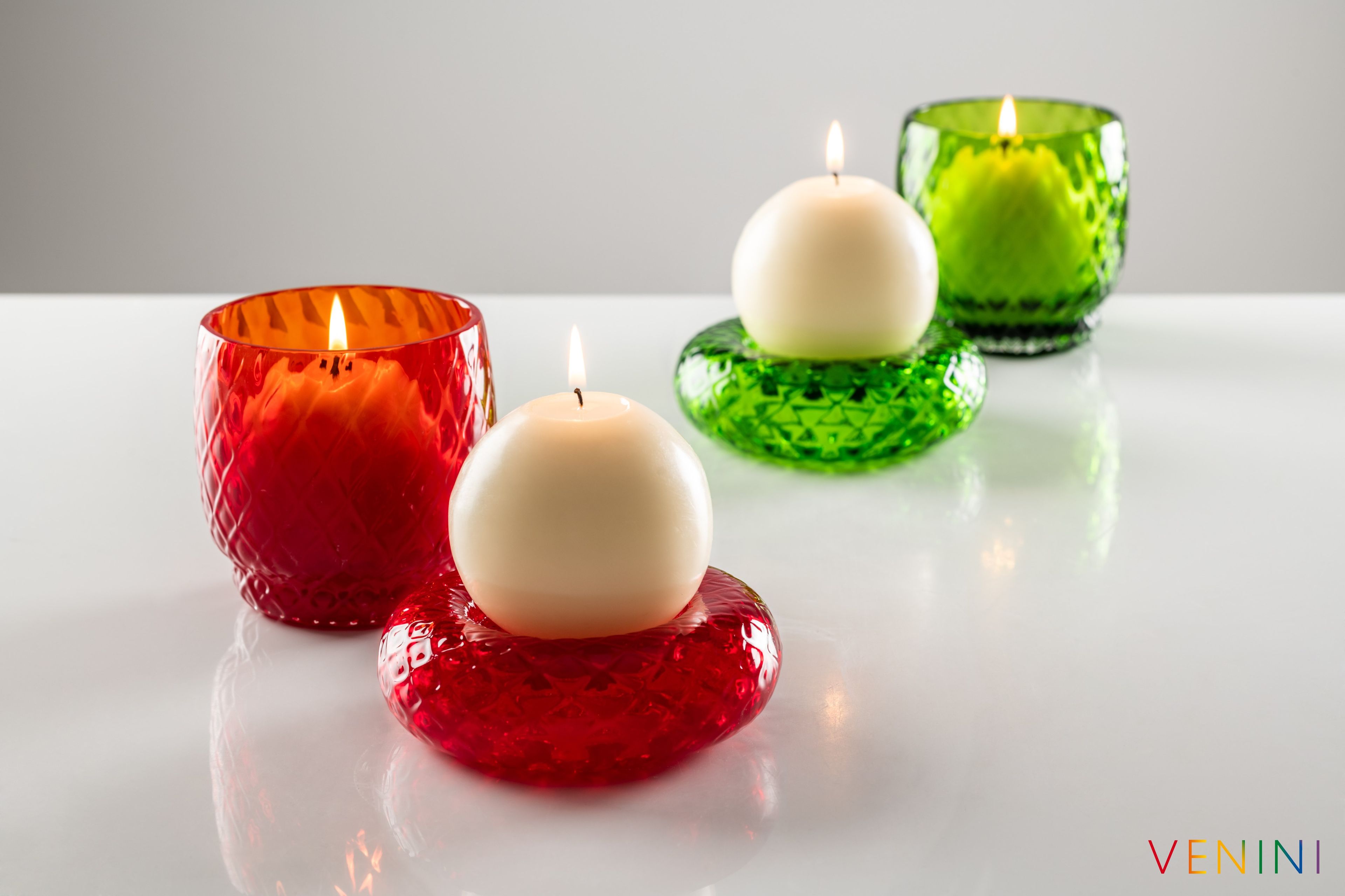 Выдувное стекло подсвечник VENINI FAVILLE ARCH-00032474 - Вид №3