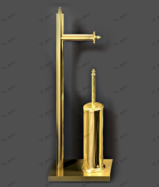 Il Tempo Del Стойка с ершиком и бумагодержателем Termoarredo Accessori AC2598 Arredo TERMOARREDOACCESSORIAC2598ARREDO