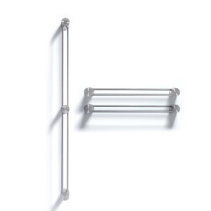 Электрический полотенцесушитель L.600 мм и L.1140 с кнопкой включения TWI116 linki