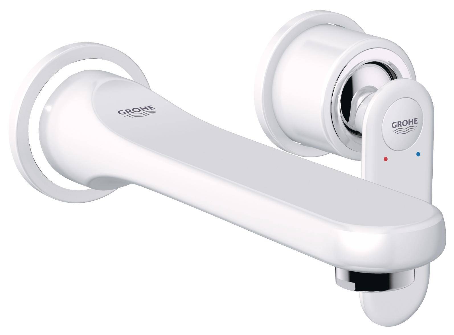 19342LS0 Внешняя часть смесителя для раковины Grohe Veris белая луна - Вид №1