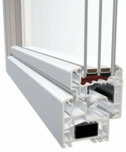 Diquigiovanni Окно ПВХ с тройным остеклением Dqg 70 evo