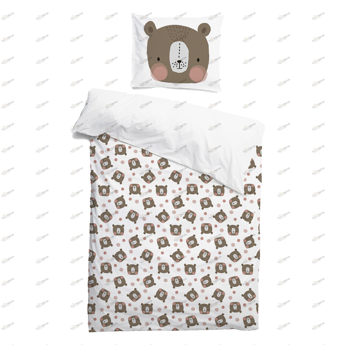 Комплект детского постельного белья "Мишки" VAMVIGVAM  282085 Коричневый Santreyd 