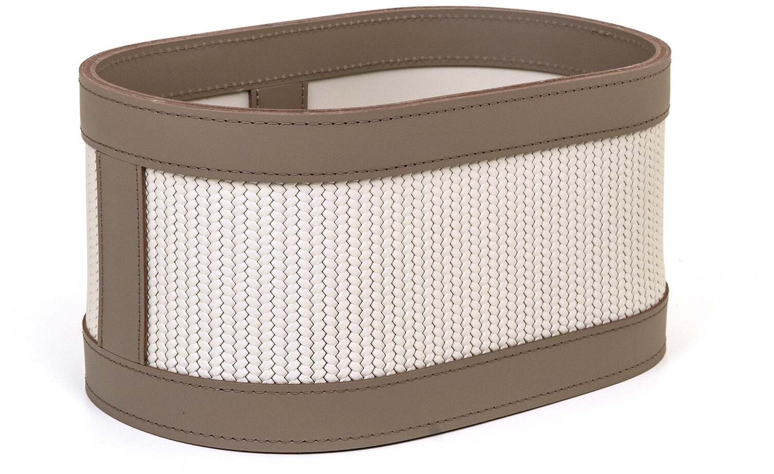 Roda Держатель для мочалки - 25X15XH12 см / Кремовый / тканая кожа_кремовый