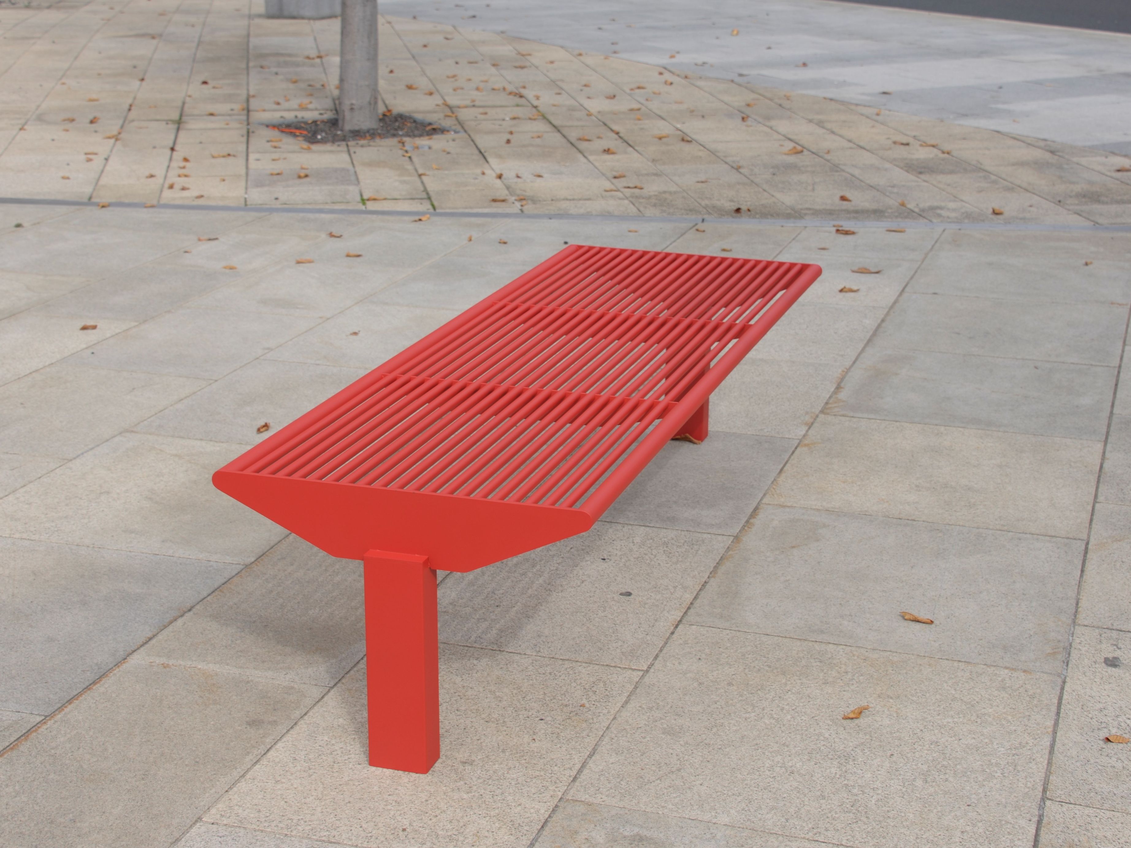 Скамья из нержавеющей стали с подлокотниками без спинки BENKERT BANKE Siardo ARCH-00076068 - Вид №2