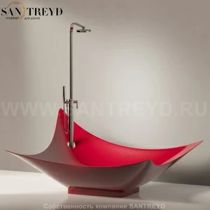 Flaminia LEGGERA Ванна свободностоящая красная LG210.3011