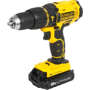 Дрель-шуруповерт аккумуляторная ударная Stanley Fatmax FMC626C2S, 18 В Li-ion 2х1.3 Ач