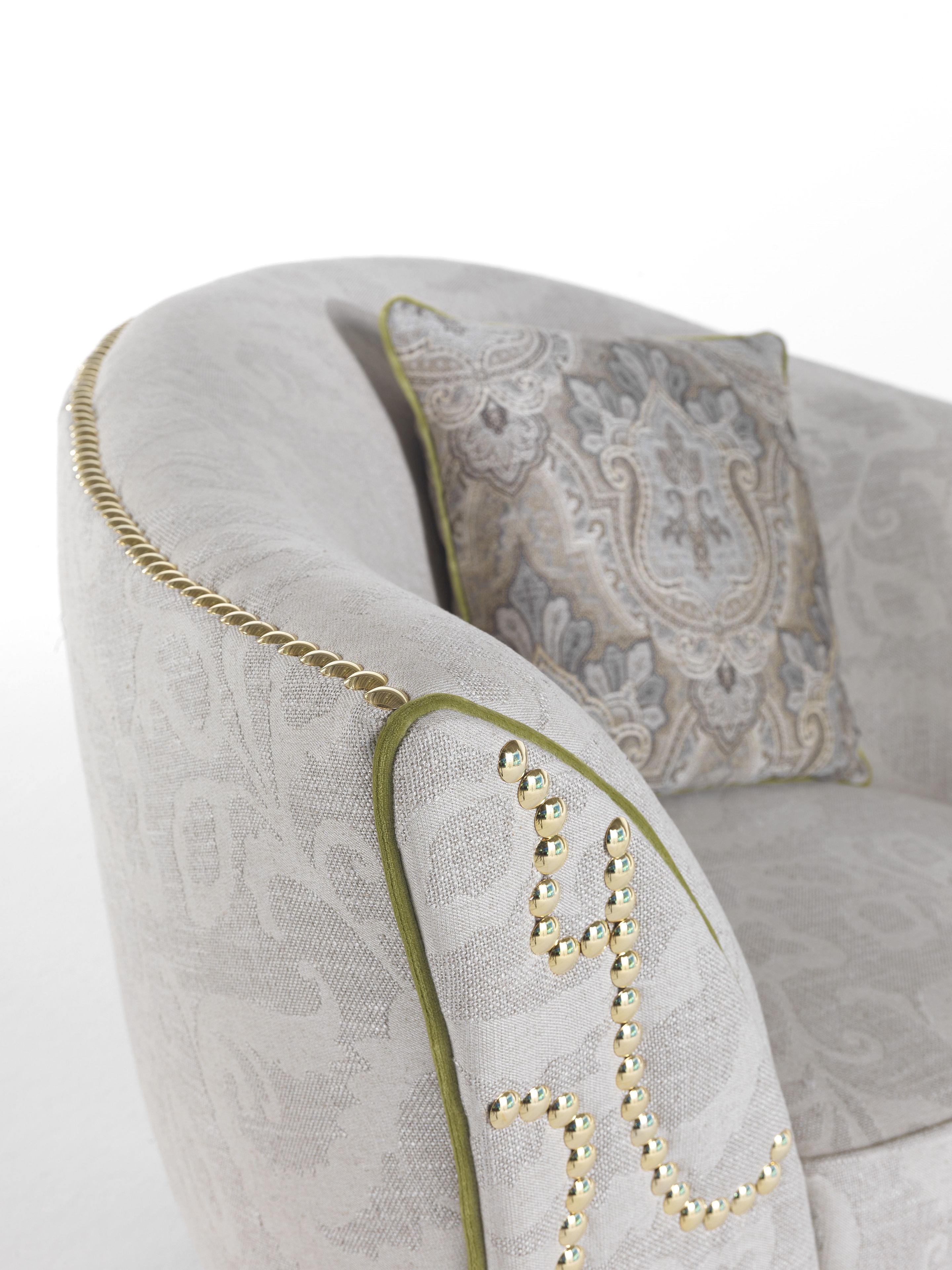 Тканевое кресло с подлокотниками ETRO Home Interiors ARCH-00027253 - Вид №4