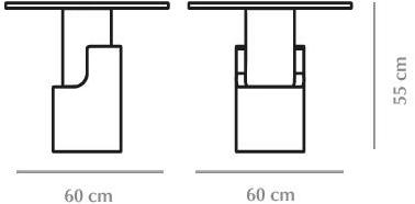 DOOQ Высокий круглый мраморный стол sun-id-1470229 - Вид №4