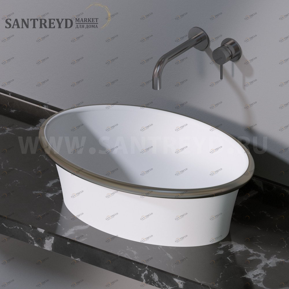 L491101P Накладная раковина на столешницу  овальная A. e T. Italia PRINCESS AeT ITALIA