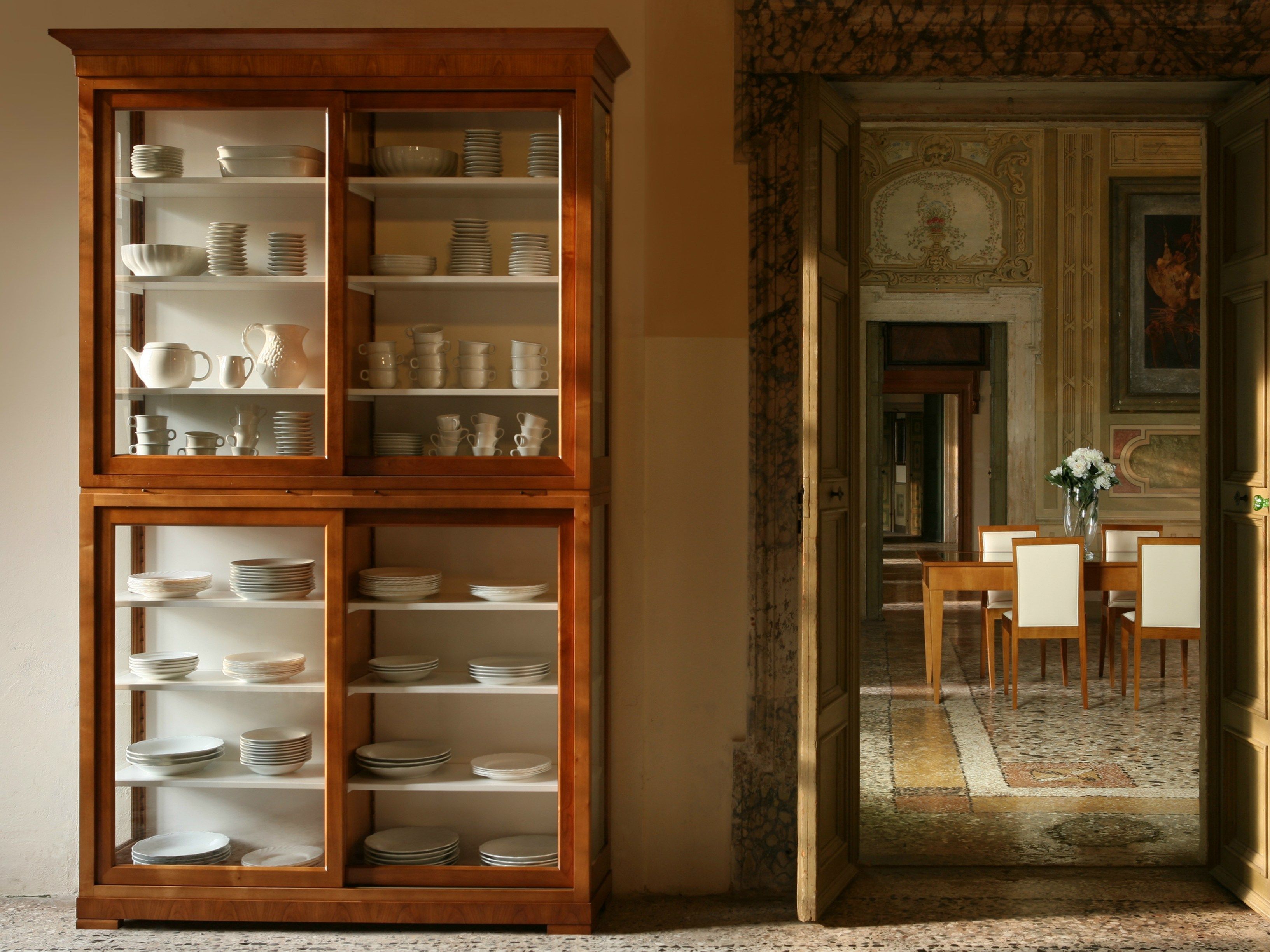 Модульный книжный шкаф из вишни Morelato MODULO BIEDERMEIER ARCH-00074624 - Вид №4