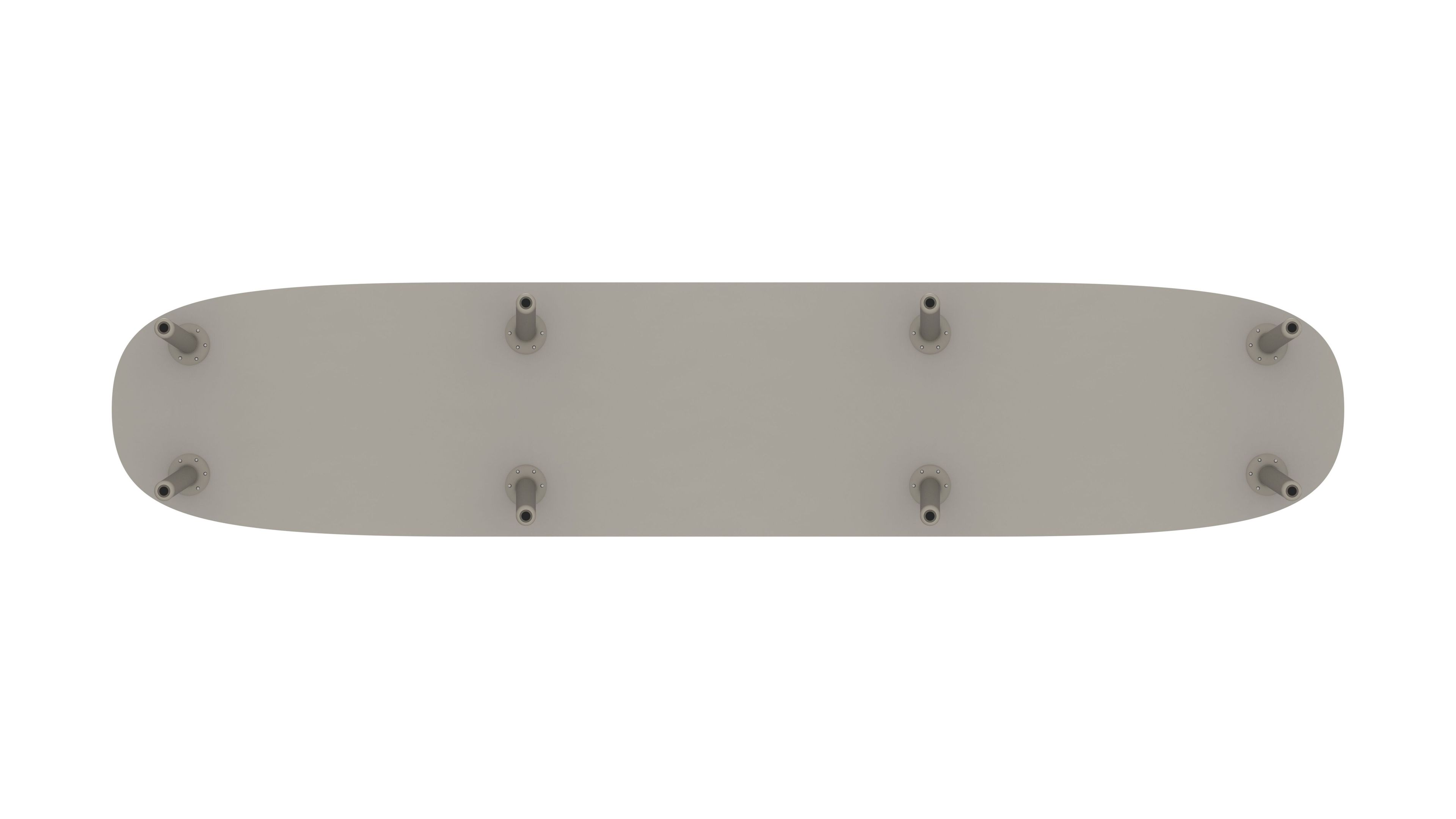 Овальный стол из композитного материала и алюминия FUNCTIONALS MONOLITE ARCH-00027681 - Вид №19