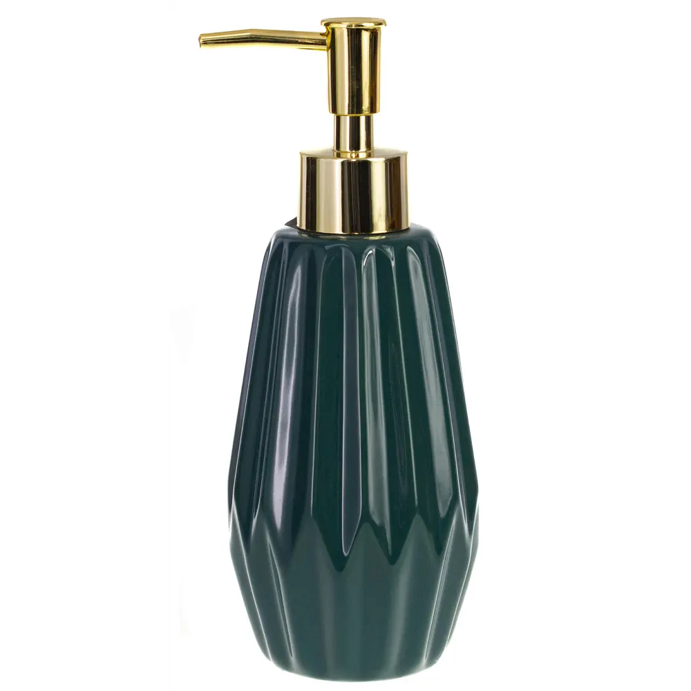 Дозатор для жидкого мыла Emerald, керамика, цвет изумрудный 82369147 STLM-2173775 PROFFI HOME