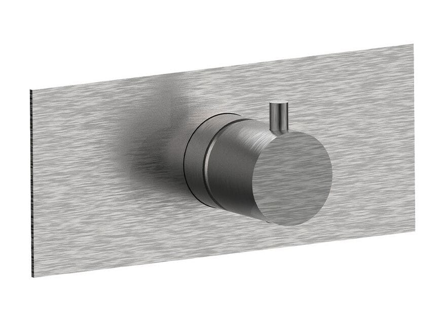 Смеситель для душа с одной ручкой из нержавеющей стали с пластиной Rubinetterie Frattini Pepe XL 316 ARCH-00075439