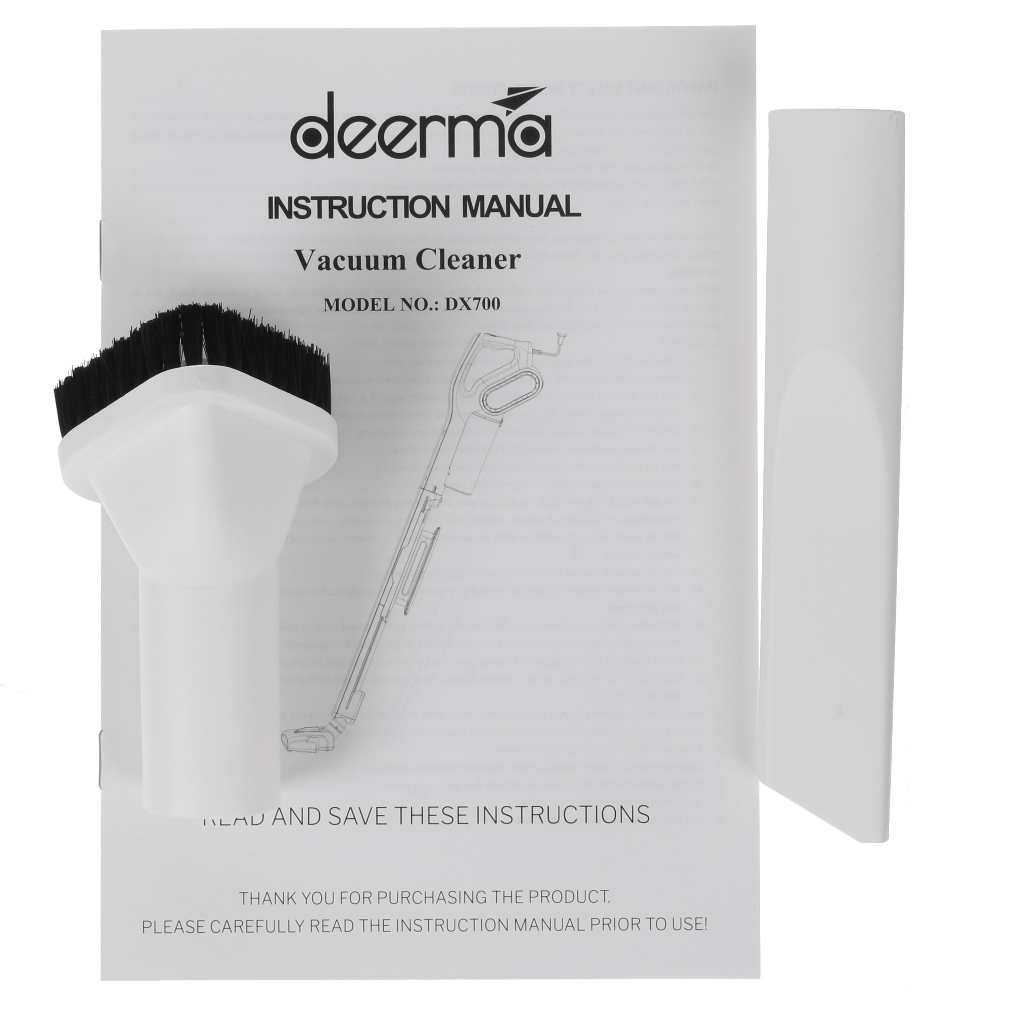 1667271 Пылесос  вертикальный  Deerma DX700  белый STDN-0045234 - Вид №7