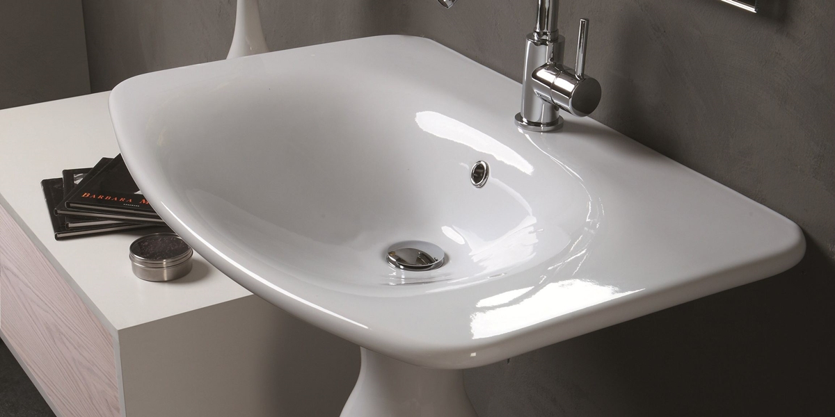 60FO Накладная раковина на столешницу  овальная Olympia Ceramica  - Вид №3