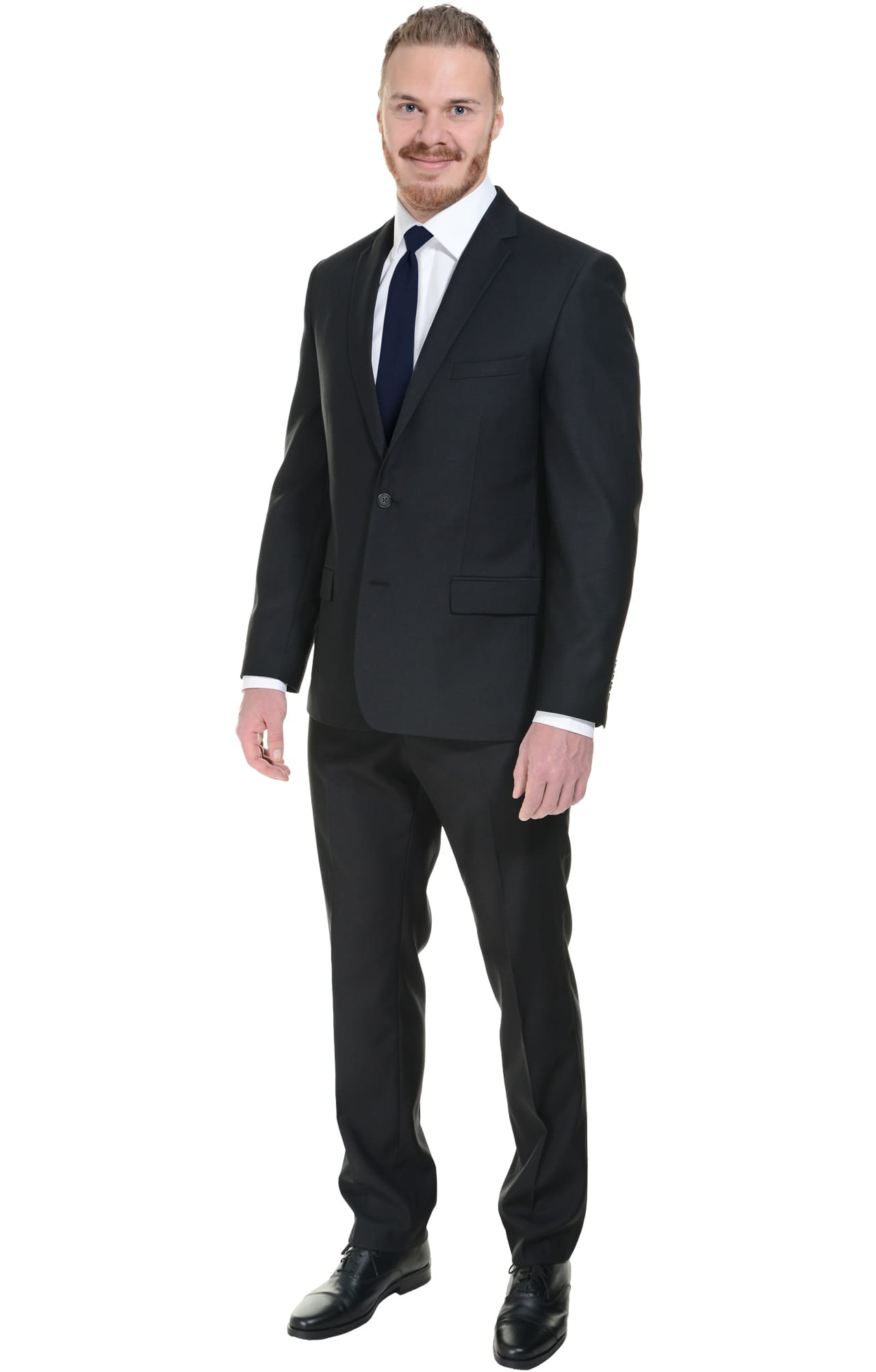 63966 Костюм мужской классический  black El-Risto  Одежда для охранных структур  размер 104 (52)/182  - Вид №8