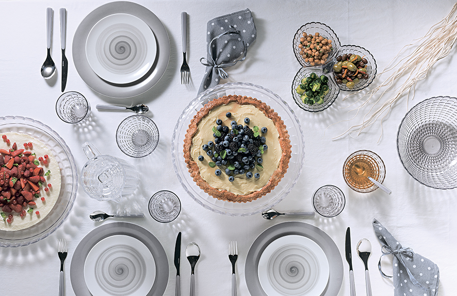 Тортовница Tiffany голубая Guzzini 19940081 - Вид №4