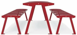 City Design Прямоугольный стол для пикника из стали Noale Noale ta-m