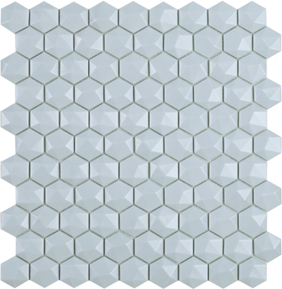 Гексагоны света: мозаика Vidrepur Hexagon Nordic STP-ST242 INCOLOR