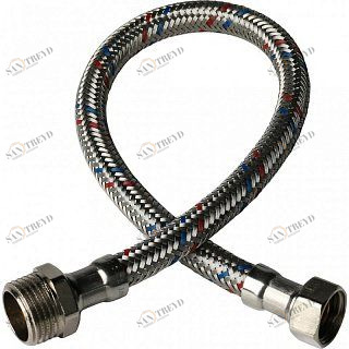 Гибкая подводка для воды НР 1/2 х ВР 3/8 STOUT - 400 мм SHF0075081510