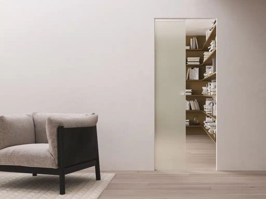 Полностью стеклянная раздвижная дверная панель без декора Eclisse дверные панели ARCH-00046759 - Вид №2