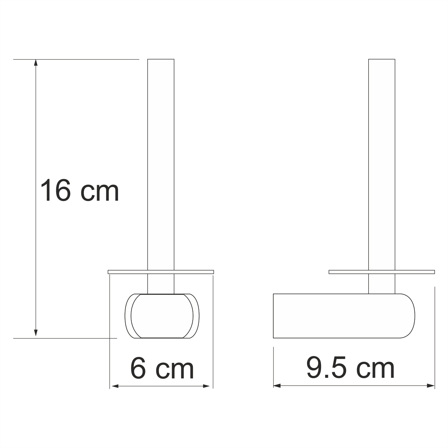 K-6897 Berkel Держатель туалетной бумаги WasserKRAFT Berkel K-6800  - Вид №2
