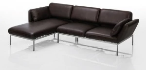 brühl Угловой диван из кожи с шезлонгом Roro