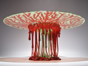 Стеклянная скульптура / центральный элемент