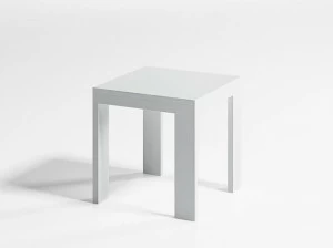 GANDIABLASCO Низкий квадратный алюминиевый садовый столик Na xemena