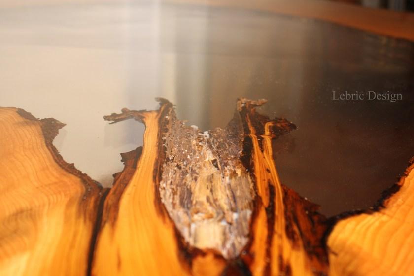 ANTICO TRENTINO Круглый стол Lebrìc design - legno e resina sun-id-1391368 - Вид №5