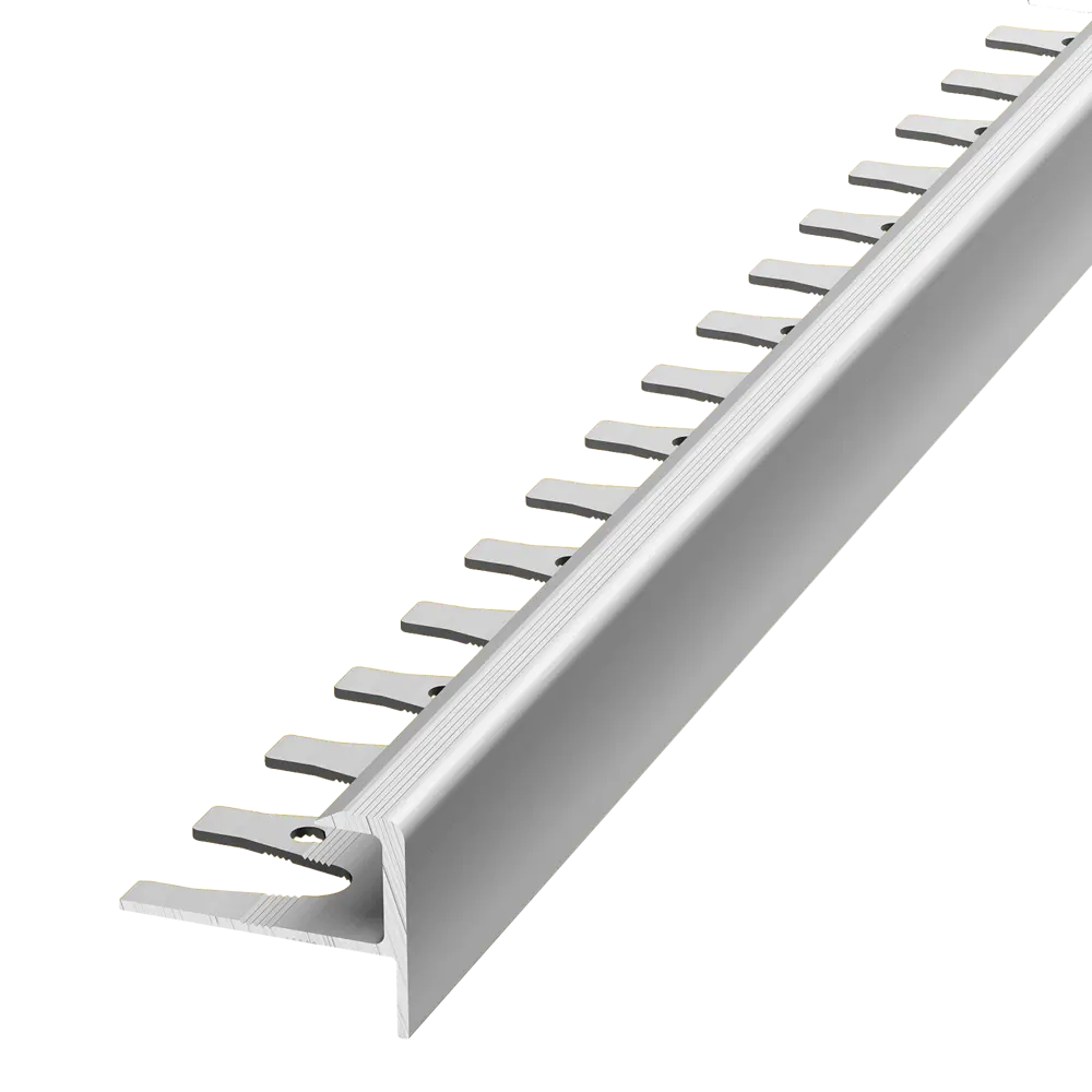 Гибкий профиль ALPROFI для лестничных ступеней, серебристый 270 см 18186481 STLM-0009907