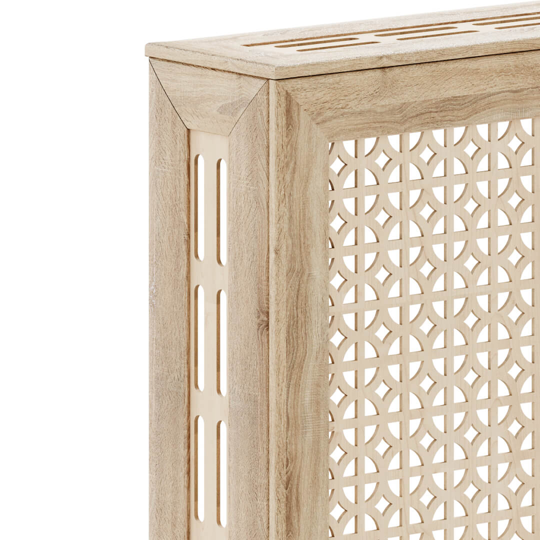 Экран для радиатора 60х60 см Сусанна дуб сонома STELLA Standart STSR-1194