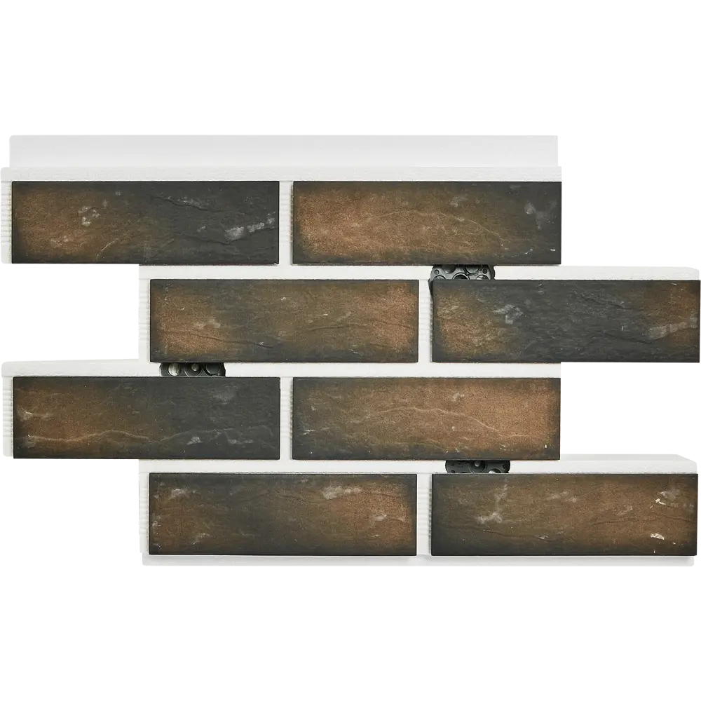 Термопанель добор Мосстрой-31 Brick House коричневый 65.6x41x5 см STLM-2029570