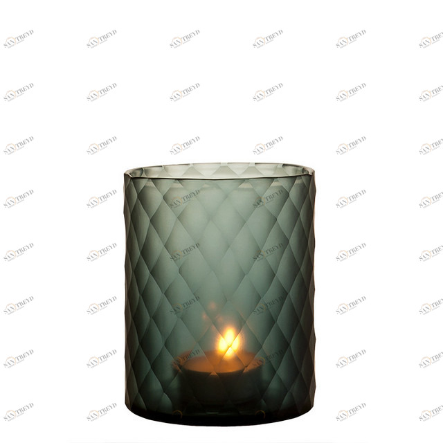 Подсвечник стеклянный сине-зеленый Morton S от Eichholtz EICHHOLTZ EICHHOLTZ 060321 Зеленый;синий 