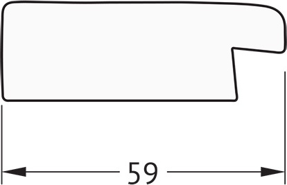 BY 1336 Зеркало в багетной раме - травленое серебро 59 mm EVOFORM Definite - Вид №3