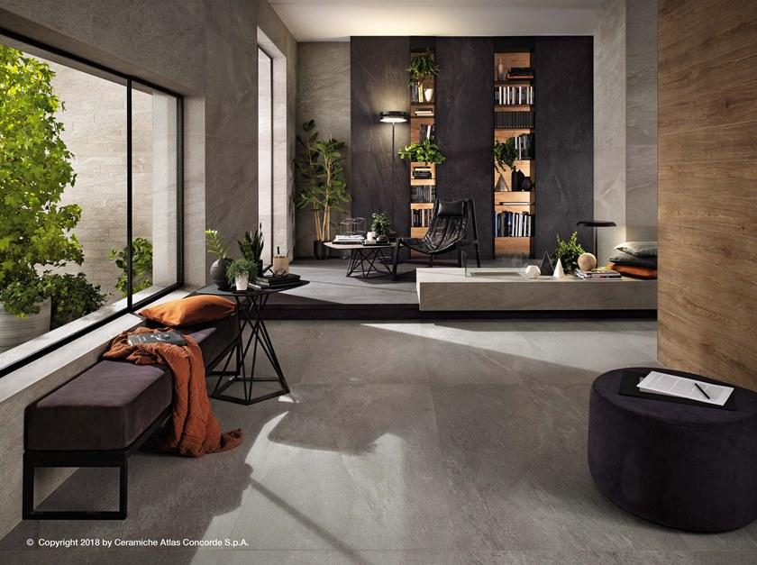 Atlas Concorde Настенная / напольная плитка из керамогранита с эффектом камня Klif sun-id-1429374 - Вид №2