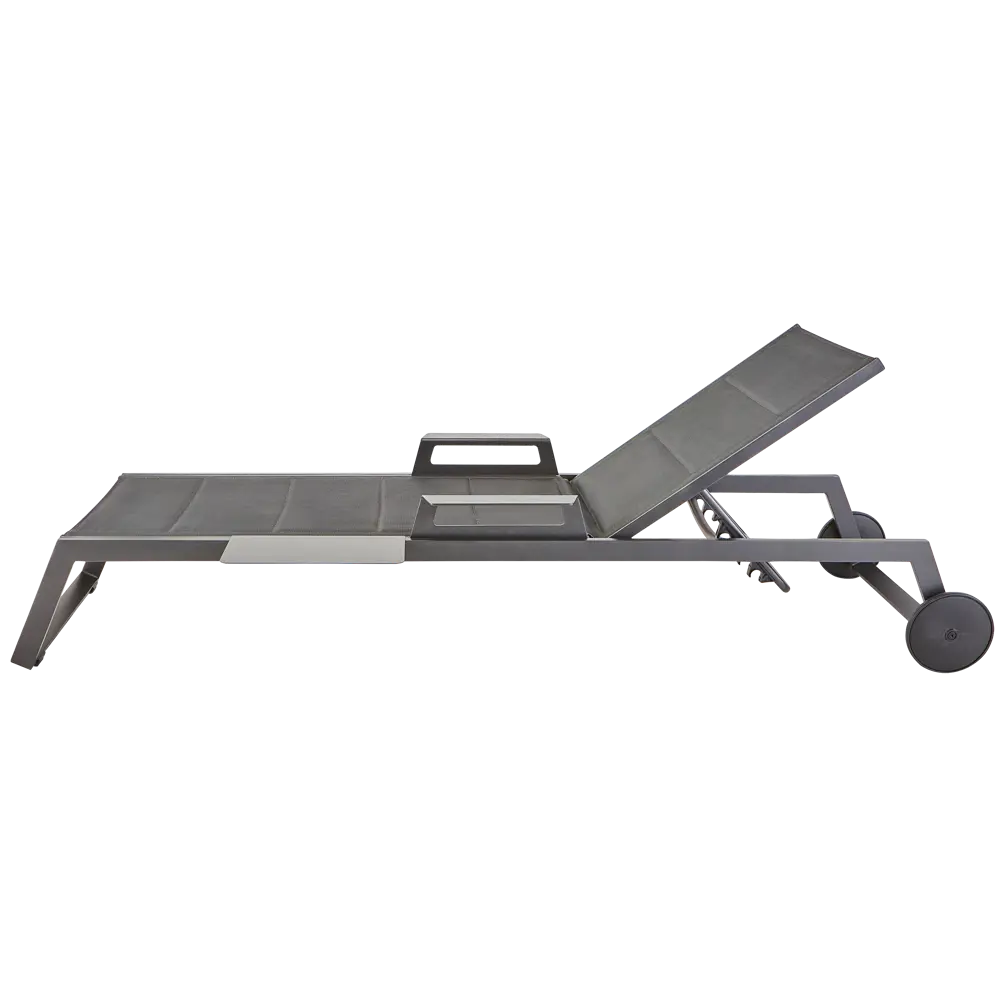 Шезлонг Naterial Odyssea II 222x87.5x64 см алюминий/текстилен серый 84494105 STLM-2087687  - Вид №4