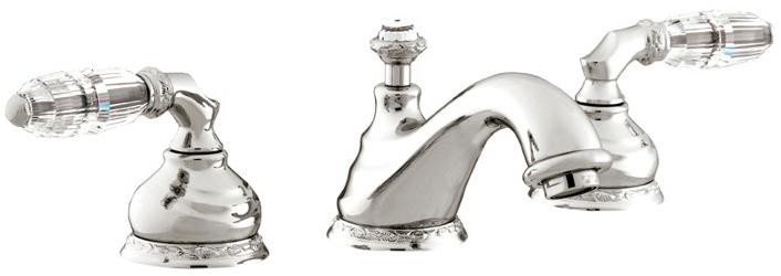 Bronces Mestre Смеситель для мойки на 3 отверстия с кристаллами swarovski® Austral sun-id-1503036 - Вид №1